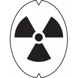 Racquet Art - Stencil - Tennis, Badminton, Squash, Racquetball - Radiation Sym - Tennis