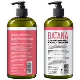 Hair Chemist Batana Strengthening Shampoo & Conditioner 33.8 oz. (2-PC SET) - Batana Shampoo and Conditioner for Hair Growth, Thickening and Strength