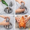 AMOZO Beer Can Chicken Holder for Grill and Smoker -