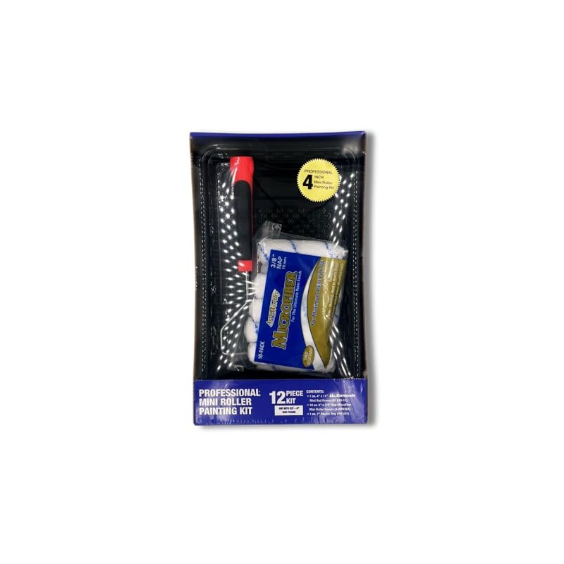 Arroworthy 12-Piece Roller Kit, 4 x 11" Barracuda Frame, 10