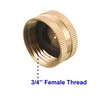 M MINGLE Garden Hose Female End Cap, Brass Spigot Cap,