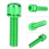 Water Bottle Cage Bolts Holder Screws, 6Pcs M5x25mm Water Bottle