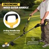Weed Eater Handle, Ergonomic String Trimmer Handle with Adjustable Shoulder