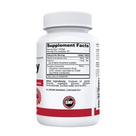 Nutracraft #1 Cranberry Extract Concentrate | 12,600 mg of Fresh Cranberries, Vitamin C + E | Bladder & Urinary Tract Support | Sugar Free | 60 Softgel Capsules