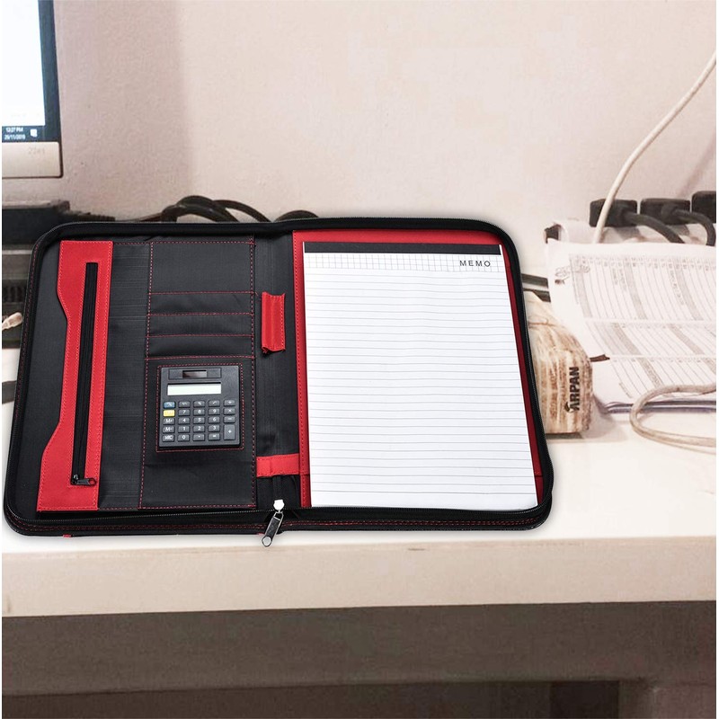 Arpan A4 Style Soft Touch Padded Office Business Conference Folder