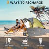 HOWEASY Portable Power Station,120W(240W Peak) Solar Generator,88Wh Lithium Battery Power