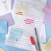Vsagier Clear Transparent Sticky Notes 3.7"x 2.7", 200 Sheets, 4