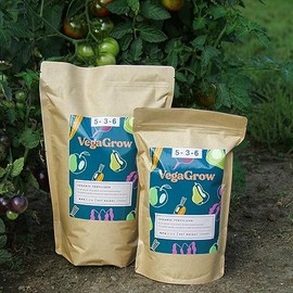 VegaGrow 5-3-6 Veganic Organic Natural All Purpose Plant Flower and Vegetable Fertilizer (3lb)