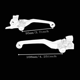 Adsspro Motorcycle Foldable Brake Clutch Lever Handle CNC Aluminum Pivot for 125 150 250 300 350 450 500 SX XC-W EXC-F XCF-W XC-F SXF EXC EXCF XC XCF XCW SX-F XCF-W SX-F Dirt Pit Bike