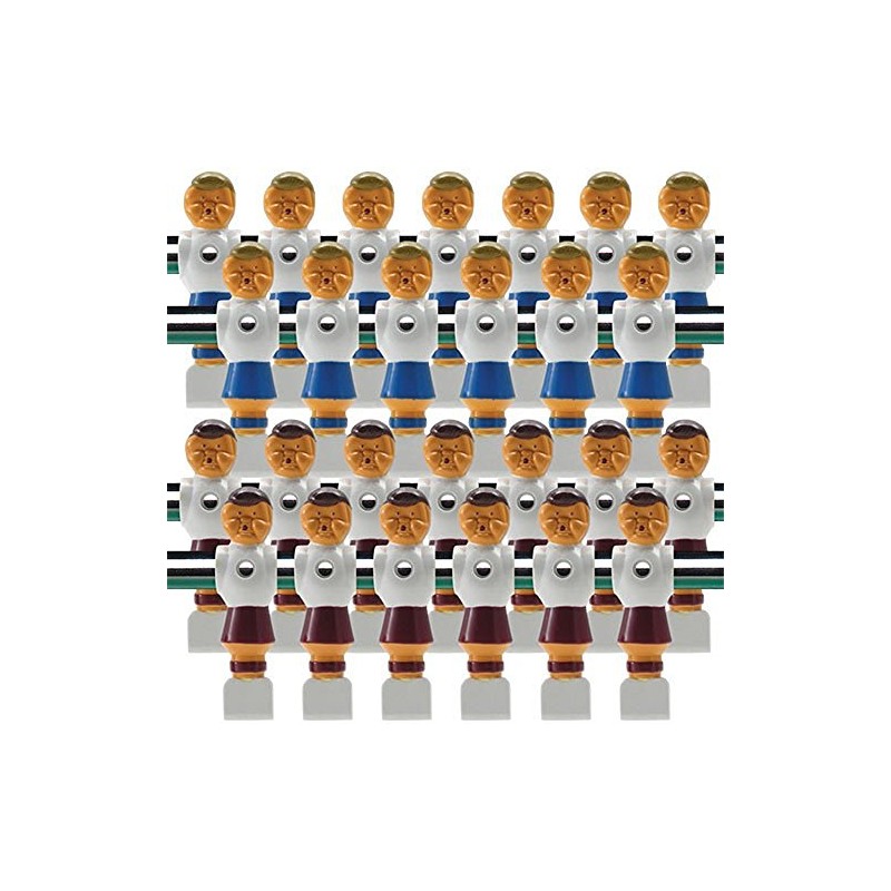 Billiard Evolution 26 Old Style Red and Blue Foosball Men