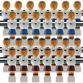 Billiard Evolution 26 Old Style Red and Blue Foosball Men