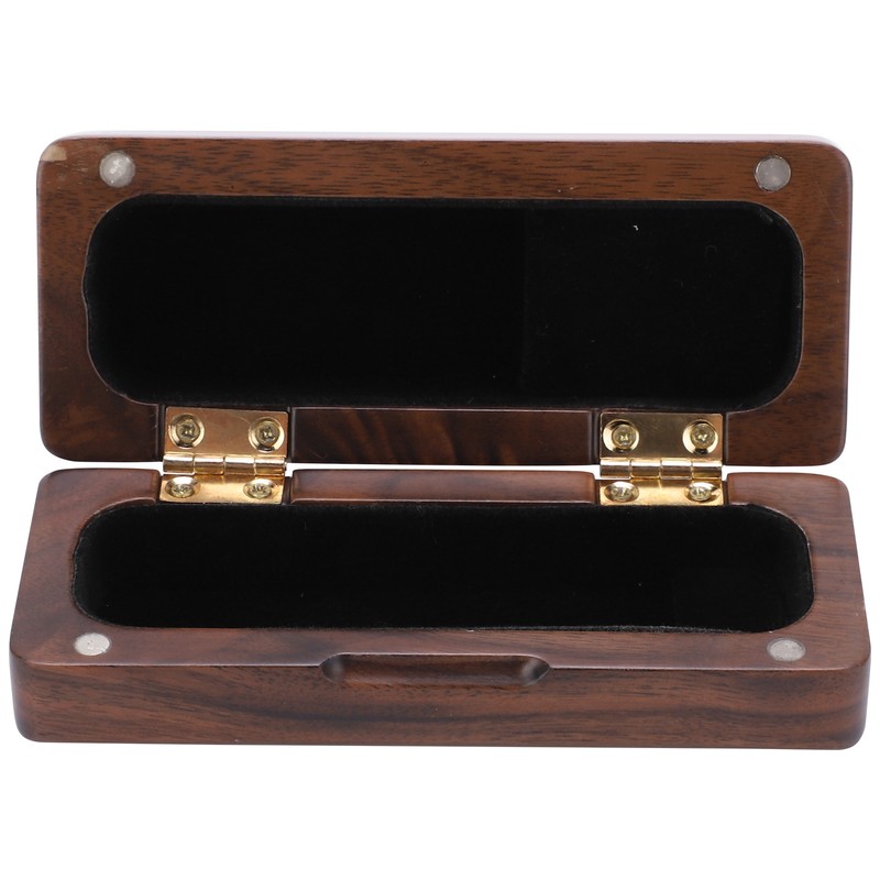 Solid Wood Mouthpiece Case Box Portable Storage for Sax Musical