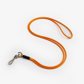Dog & Field SIGNATURE DOG WHISTLE LANYARD – Lightweight, Stylish & Durable Whistle Lanyard for Dog Training – Comfortable Rubber Hardware – (Orange)