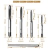 TOPINCN Threading Tapping Tool Kit 9Pcs/Set Screw Taps & T-Handle