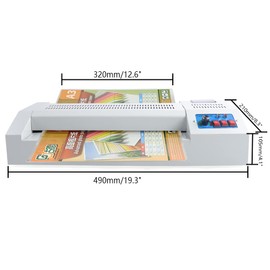 Xlsdlvcnxz 600W Laminator Machine,Laminating Machine,Mini Laminator,Small Laminator Machine,Electric Thermal Laminator Machine for A3,A4 Paper Hot,Cold
