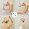 Microfiber Hair Drying Wrap Towel for Women Turban Fast Dry