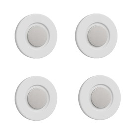 AIXXCUVQ 4pcs Remote Wall Holder Simplify Entertainment Center Setup Remote Control Shelf Wall Mount ABS Remote Holder Wall Mount, 4pcs