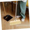 NOLITOY Bristle Broom with Long Handle Bristles for Indoor and