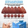 EffektWerk Delta Sandpapers (120 Pack 6 Holes) 93x93x93mm Triangular Sanding