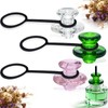 3Pcs Adjustable Glass Diffuser Covers, Dazzling Mixed Color Vent Caps