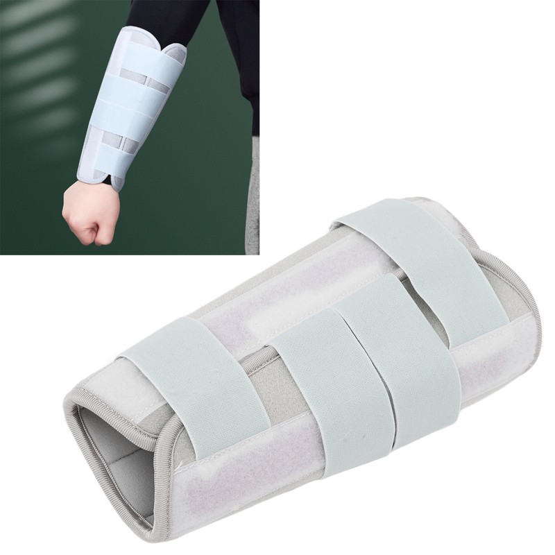 Elbow Brace 3 Metal Strips Regulable Straps Joint Injury Fixed