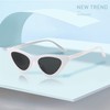 Lxnoap Cat Eye Retro Vintage Sunglasses for Women Clout Goggles