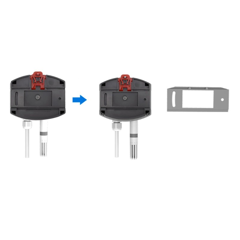 10‑30V Wall Mount CO2 Sensor 485 Communication Carbon Dioxide Temperature