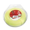 AUSONIA - 83732 Line for Strimmer Brush Cutter Hexagonal Shape Star-Shaped Cross Section Yellow 2.4 mm x 90 m