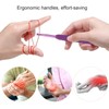 12 Pcs Crochet Needle Set Aluminum Oxide Weaving Sewing Knitting