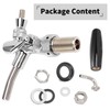 Draft Beer Adjustable Faucet, Stainless Steel Beer Faucet, Flow Controller,