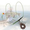 3 Pack Carp Fishing Inline Rig Set with Sinker Weight