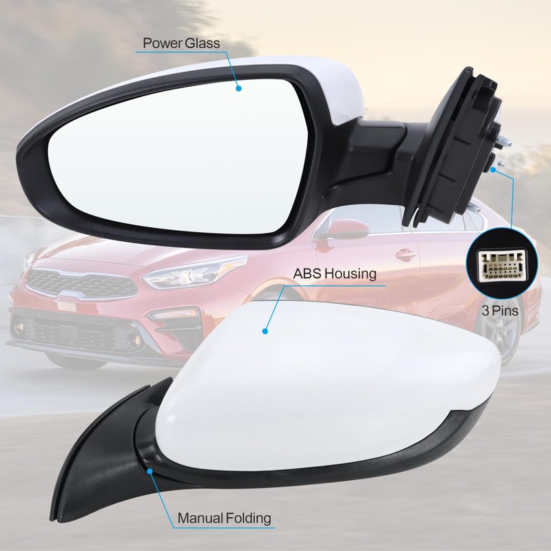 Left Driver Side Mirror Compatible With 2019 2020 2021 2022
