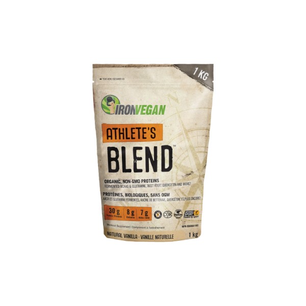 Iron Vegan Athlete's Blend Protein (Natural Vanilla) - 1kg