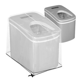 Small Ice Maker Cover, Appliance Covers, Transparent PVC Ice Maker Cover with a Telescopic Band Design, Compatible with Most Small Electrical Appliances Such As Coffee Machine 10"L X 14"W X 14"H