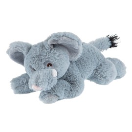 Wild Republic EcoKins Mini African Elephant Stuffed Animal 8 inch, Eco Friendly Gifts for Kids, Plush Toy, Handcrafted Using 7 Recycled Plastic Water Bottles