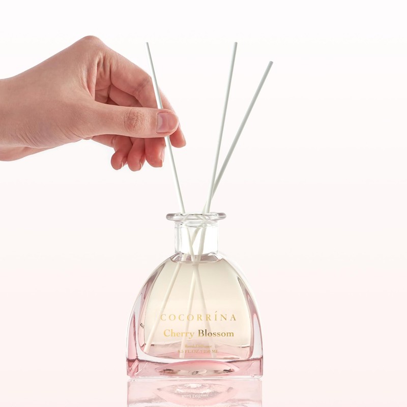 COCORRÍNA Reed Diffuser - 8.5 Oz Cherry Blossom Reed Diffuser