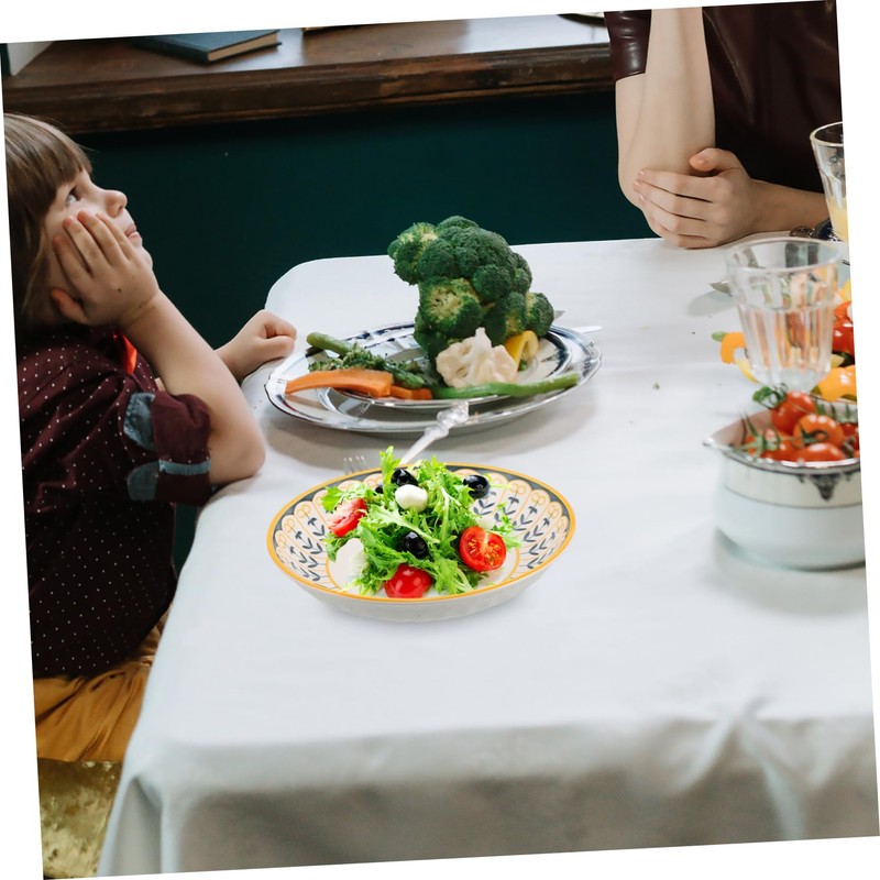 Mikinona Ceramic Pie Dish Oven Safe Platter Charcuterie Plate Round