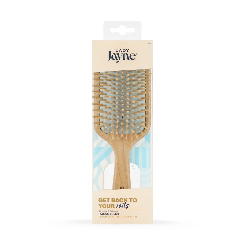 Lady Jayne Maple Wood Paddle Brush - Soothe & Detangle