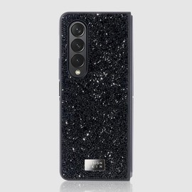 Designskin (신세계김해점)( 갤럭시 Z폴드4 ) 크리스탈 바타입-블랙 ITM15877 (Shinsegae Gimhae) (Galaxy Z Fold 4) Crystal Bat-Type - Black ITM15877