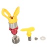 Spray Tip Guard Nozzle Base Swivel Aluminium Alloy Spray Guide