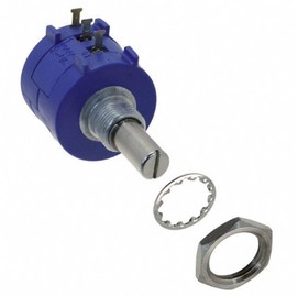 BOURNS 3590S-2-103L Rotary Potentiometer, Wirewound, 3590S Series, 10 kohm, Linear, 10 Turns, 2 W, Bushing