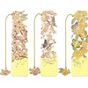 YQQZQ 3pcs Metal Bookmarks, Classical But Fashion Flower Design, Osmanthus,