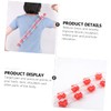 ORFOFE 1Pc Comfortable Back Massage Roller Tool with Rollers for