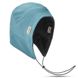 Sukeen Kids Winter Beanie Hat Girls Boys Double Side Wear Warm Hat Antistatic Cold Weather Hat Fleece Skull Cap for Outdoor Light Blue