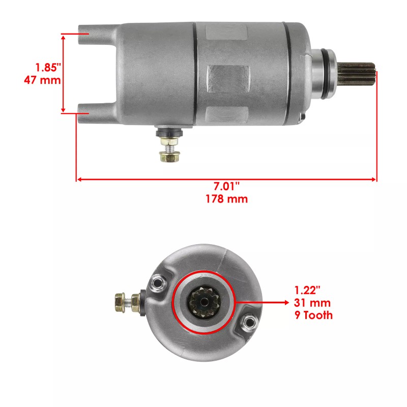 Caltric Starter & Relay Solenoid for Yamaha Timberwolf 250 YFB250