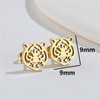 WCRAZYE Stainless Steel Animal Stud Earrings for Women Teen Girls