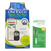 Kit 50 Tiras One Touch +35 Lancetas+lancetador+glucometro