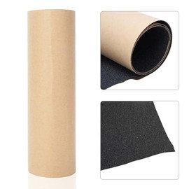Vbestlife Hoja de Cinta de Agarre para patineta de 9"x 33", Papel de Lija Negro Transpirable Antideslizante para patineta para Patines, escaleras, Pistola, Pedal, Pistola, Silla de Ruedas, escalones