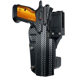 Black Scorpion Gear Pro Competition Holster fits CZ Tactical Sport Orange (Carbon Fiber, Right-Hand Draw)