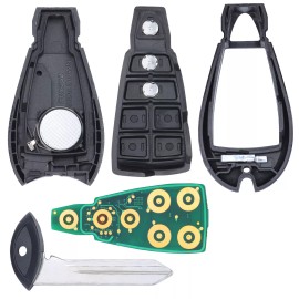 keymall IYZ-C01C Keyless Remote Key Fob for Dodge Charger Challenger Magnum for Chrysler